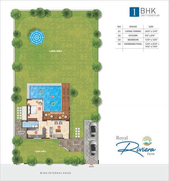 1BHK Farmhouse Villa